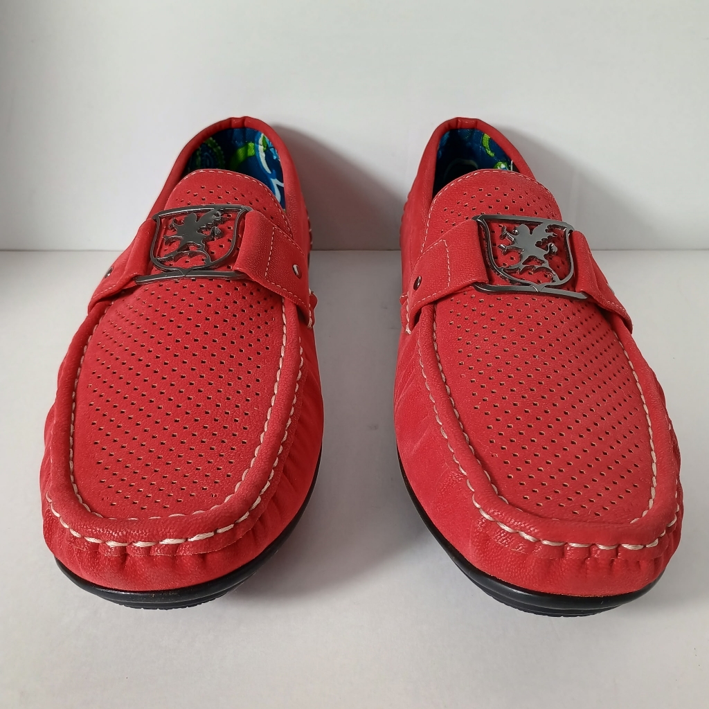 Stacy Adams Men's Primo Red Slip-On Loafers
